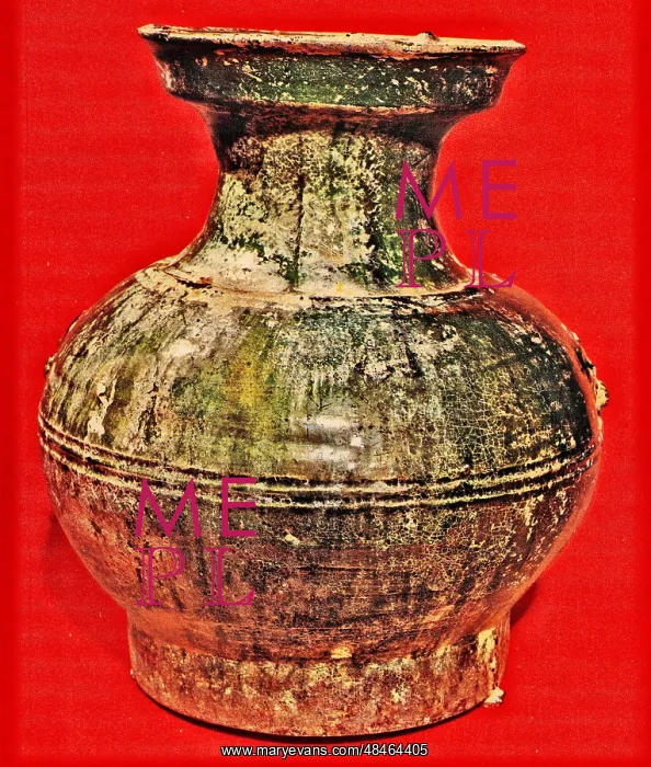 : Green Glazed Jar : Green Glazed Jar