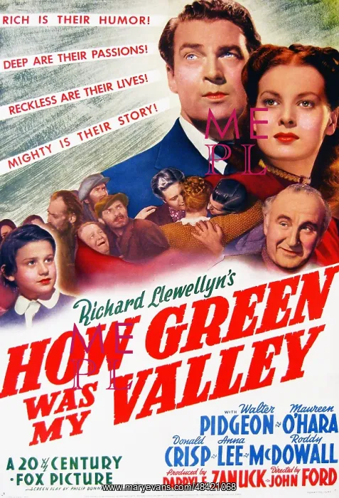 : How Green was my Valley starring Walter Pidgeon : How Green was my Valley starring Walter Pidgeon