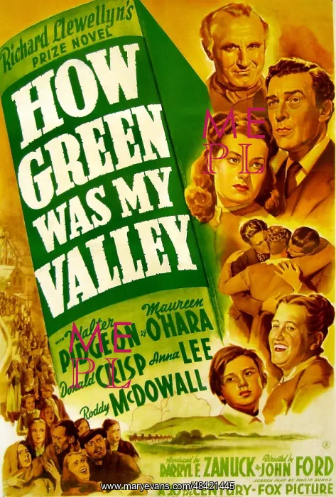 : How Green was my Valley starring Walter Pidgeon : How Green was my Valley starring Walter Pidgeon