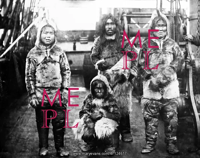  : Greenland inuit on a whaling ship