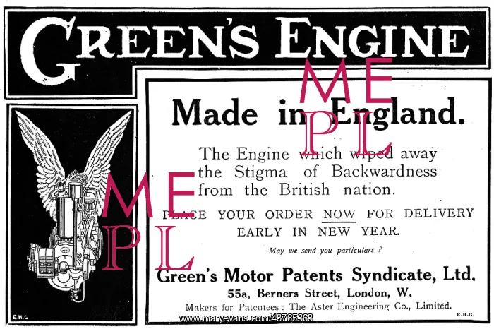 : Greens Aeroplane Engines Have Wiped : Greens Aeroplane Engines Have Wiped