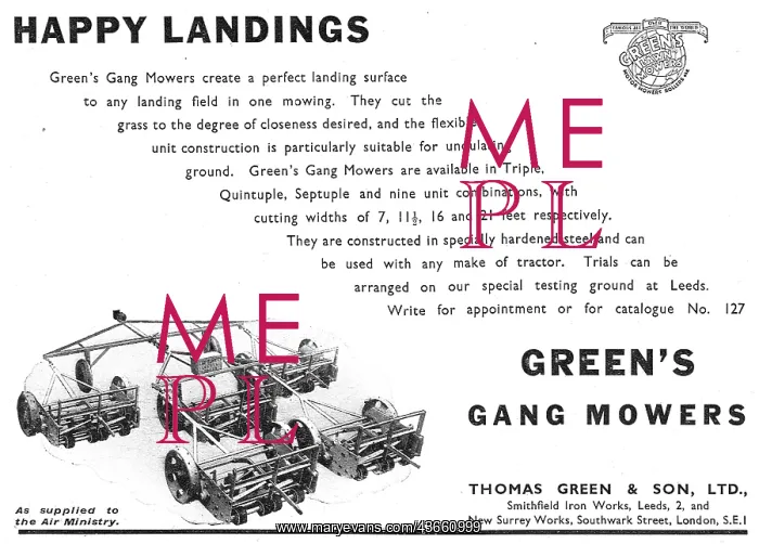 : Greens Gang Mowers For Airfields : Greens Gang Mowers For Airfields