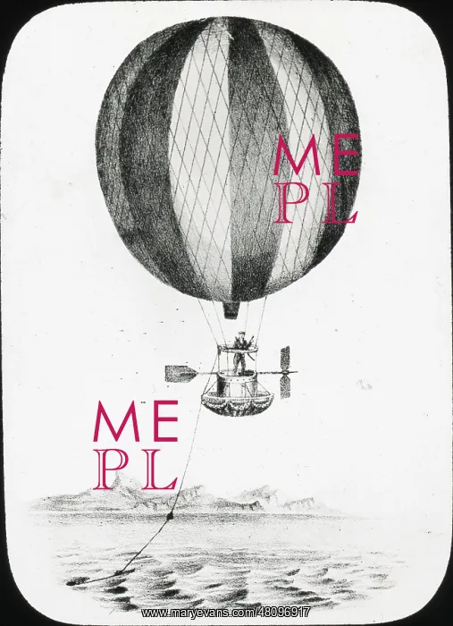 : Green's proposed Atlantic balloon, 1840 : Green's proposed Atlantic balloon, 1840