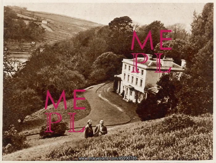 : Greenway House, Devon 1946 : Greenway House, Devon 1946