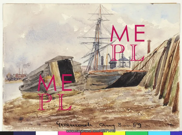 : Greenwich (1859). Moore, James 1819 - 1883 : Greenwich (1859). Moore, James 1819 - 1883