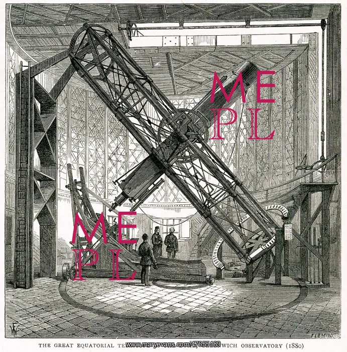 : Greenwich Observatory - Great Equatorial 1880 : Greenwich Observatory - Great Equatorial 1880