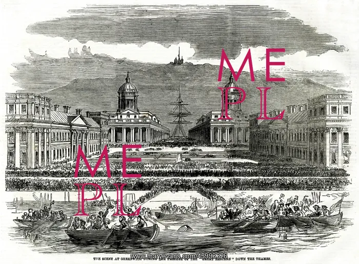 : Greenwich for the passing of the Great Eastern 1859 : Greenwich for the passing of the Great Eastern 1859
