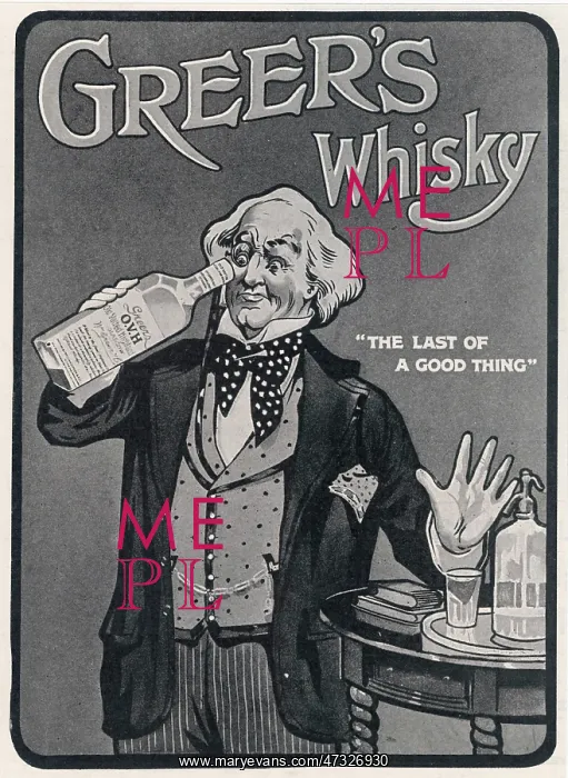 : GREER'S WHISKY 1904 : GREER'S WHISKY 1904