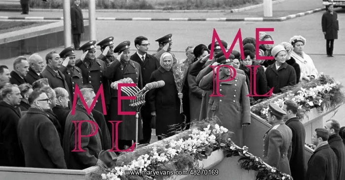 : Greeting of members of joint space flight, 1969 : Greeting of members of joint space flight, 1969
