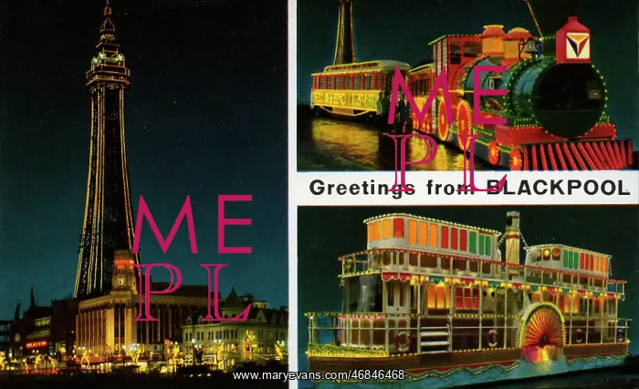 : Greetings from Blackpool postcard : Greetings from Blackpool postcard