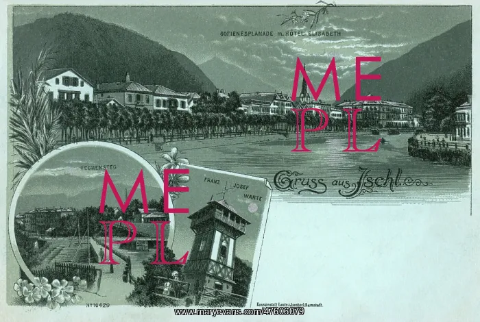 : Greetings card from Bad Ischl, Austria : Greetings card from Bad Ischl, Austria