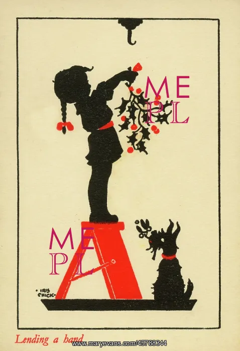 : Greetings card design - Lending a hand : Greetings card design - Lending a hand
