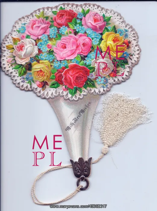 : Greetings card in the shape of a bouquet : Greetings card in the shape of a bouquet