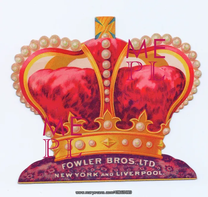 : Greetings card in the shape of a crown : Greetings card in the shape of a crown