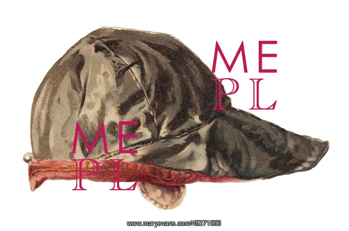 : Greetings card in the shape of a jockey's cap : Greetings card in the shape of a jockey's cap