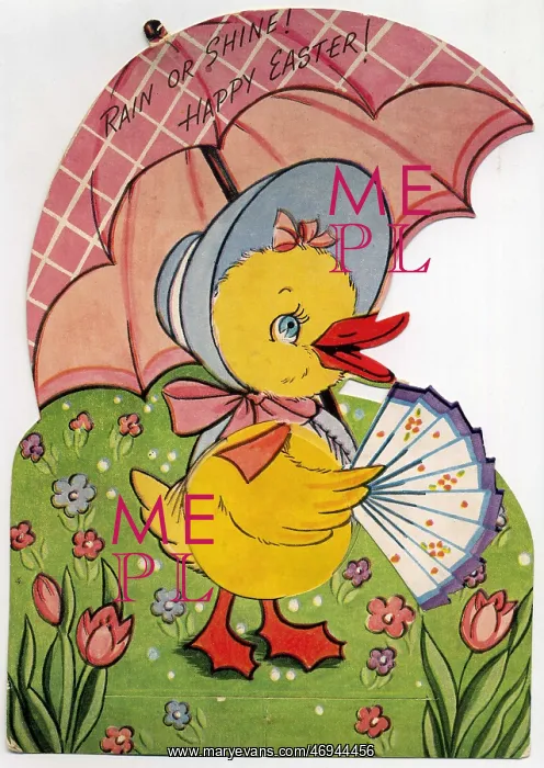 : Greetings Cards - Greetings Card, Easter, Rain : Greetings Cards - Greetings Card, Easter, Rain