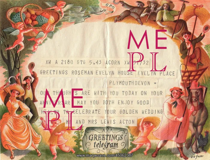 : Greetings telegram, Golden Wedding anniversary : Greetings telegram, Golden Wedding anniversary
