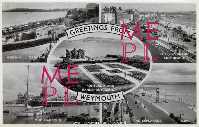 : Greetings from Weymouth, Dorset - Multiple view postcard : Greetings from Weymouth, Dorset - Multiple view postcard