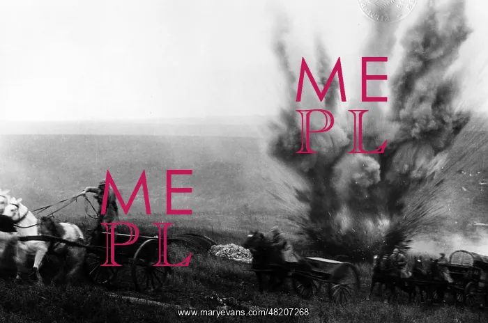 : Grenade detonation on the Western Front, 1916 : Grenade detonation on the Western Front, 1916