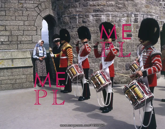 : Grenadier Guards, St Michael's Mount, Cornwall : Grenadier Guards, St Michael's Mount, Cornwall