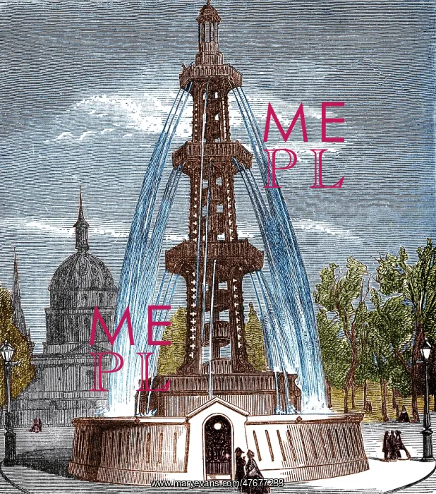 : Grenelle Artesian Well of Paris, 1841 : Grenelle Artesian Well of Paris, 1841