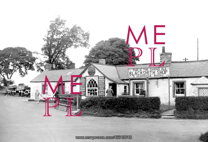  : Gretna Green, Old Blacksmith's Shop c1955