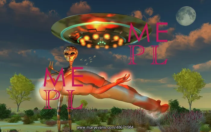  : Grey aliens abducting a human male