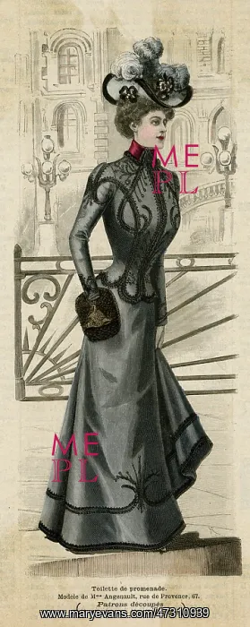 : Grey Costume 1899 : Grey Costume 1899