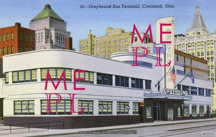 : Greyhound Bus Terminal, Cincinnati, Ohio, USA : Greyhound Bus Terminal, Cincinnati, Ohio, USA