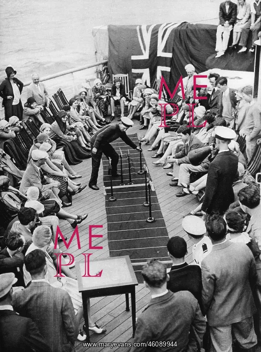 : Greyhound racing on board the Berengaria : Greyhound racing on board the Berengaria