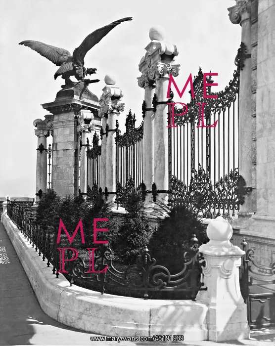: Grid of the Royal Palace in Budapest, 1937 : Grid of the Royal Palace in Budapest, 1937
