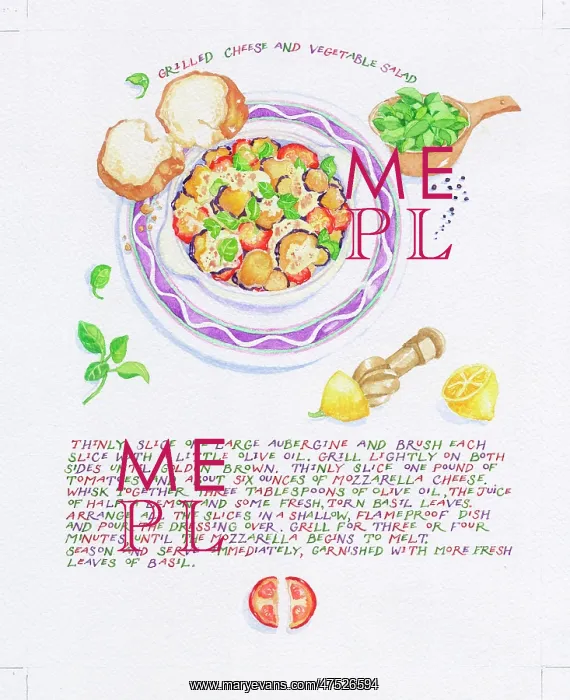 : Grilled Cheese and Vegetable Salad : Grilled Cheese and Vegetable Salad