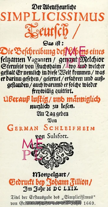 : Grimmelshausen : Grimmelshausen