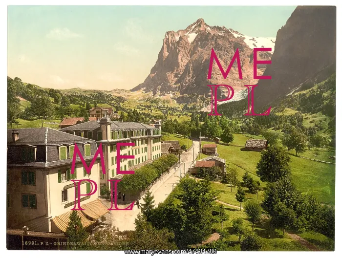 : Grindelwald, Hotel Eiger, Bernese Oberland, Switzerland : Grindelwald, Hotel Eiger, Bernese Oberland, Switzerland