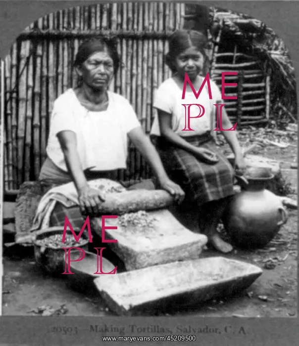 : Grinding corn for tortillas with a metate ? : Grinding corn for tortillas with a metate ?