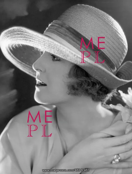 : Gritta Ley with hat, 1928 : Gritta Ley with hat, 1928