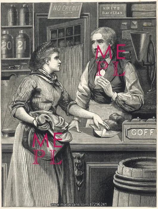 : AT THE GROCER'S 1880 : AT THE GROCER'S 1880