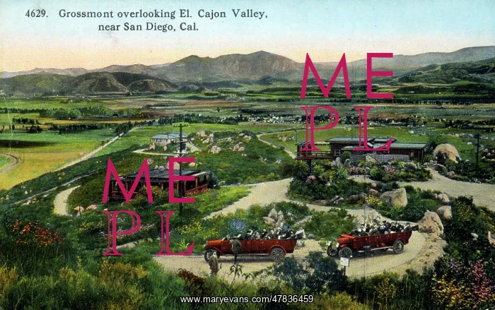 : Grossmont overlooking El Cajon Valley, near San Diego : Grossmont overlooking El Cajon Valley, near San Diego