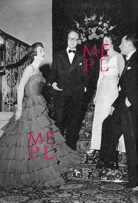 : Grosvenor Ball, 1954 - guests : Grosvenor Ball, 1954 - guests