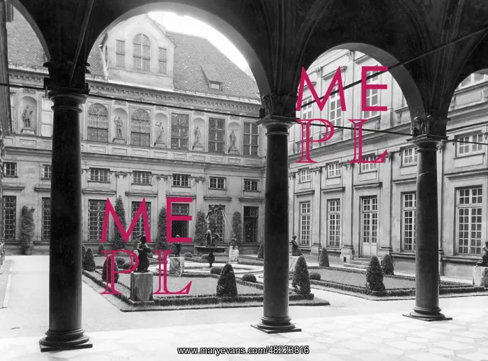 : The Grotto Courtyard of the Residenz in Munich : The Grotto Courtyard of the Residenz in Munich