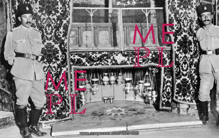 : Grotto of the Nativity of Jesus, around 1930 : Grotto of the Nativity of Jesus, around 1930