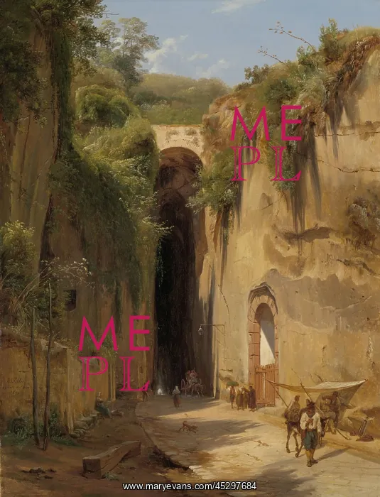 : The Grotto of Posillipo at Naples : The Grotto of Posillipo at Naples