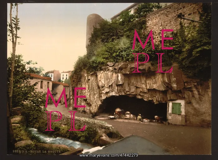 : The grotto, Royat, France : The grotto, Royat, France
