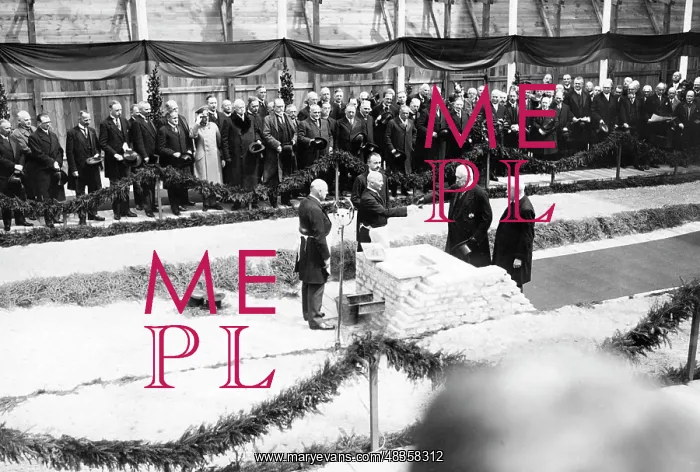 : Groundbreaking ceremony of the New Reich Chancellery : Groundbreaking ceremony of the New Reich Chancellery