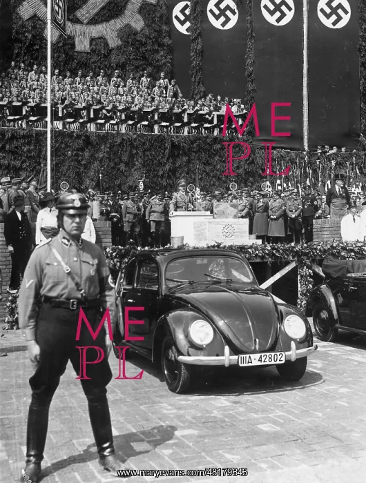 : Groundbreaking of the VW factory in Wolfsburg, 1938 : Groundbreaking of the VW factory in Wolfsburg, 1938
