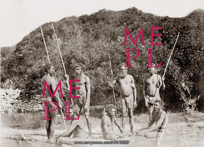: Group of Aboriginal man, NW of Australia : Group of Aboriginal man, NW of Australia