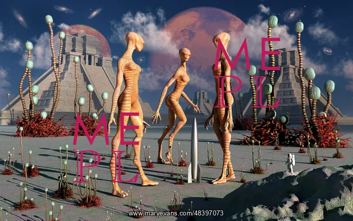 : A group of alien reptoid beings find a small alien ? : A group of alien reptoid beings find a small alien ?