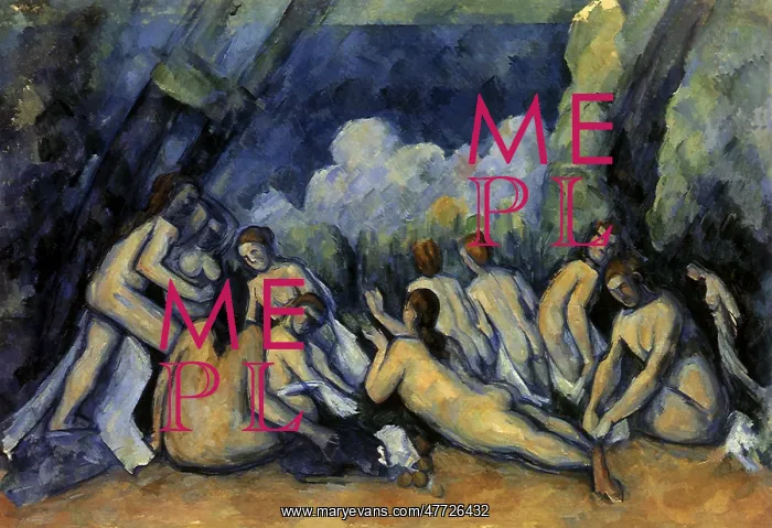  : Group of Bathers, by Paul Cezanne