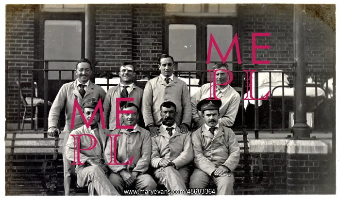 : Group in front of Beds : Group in front of Beds