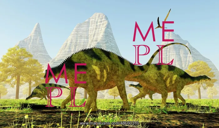 : A group of Brachytrachelopan dinosaurs grazing : A group of Brachytrachelopan dinosaurs grazing